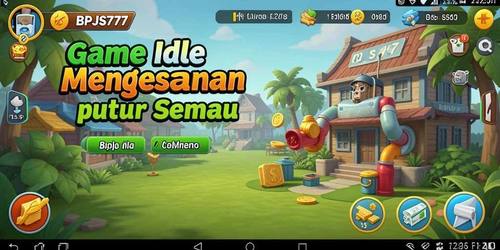 Screenshot gameplay menarik dari BPJS777 yang menunjukkan elemen Idle.