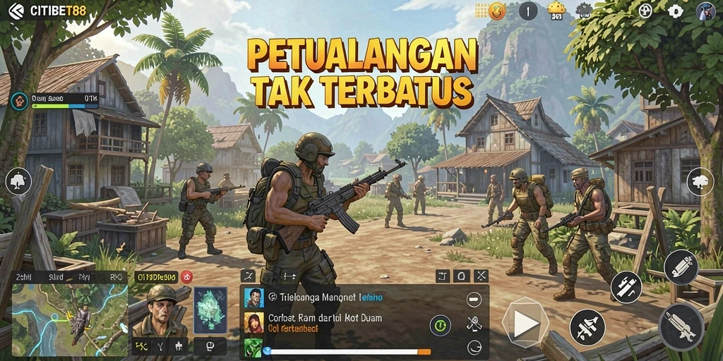 Tampilan menakjubkan dari dunia Open World CITIBET88.