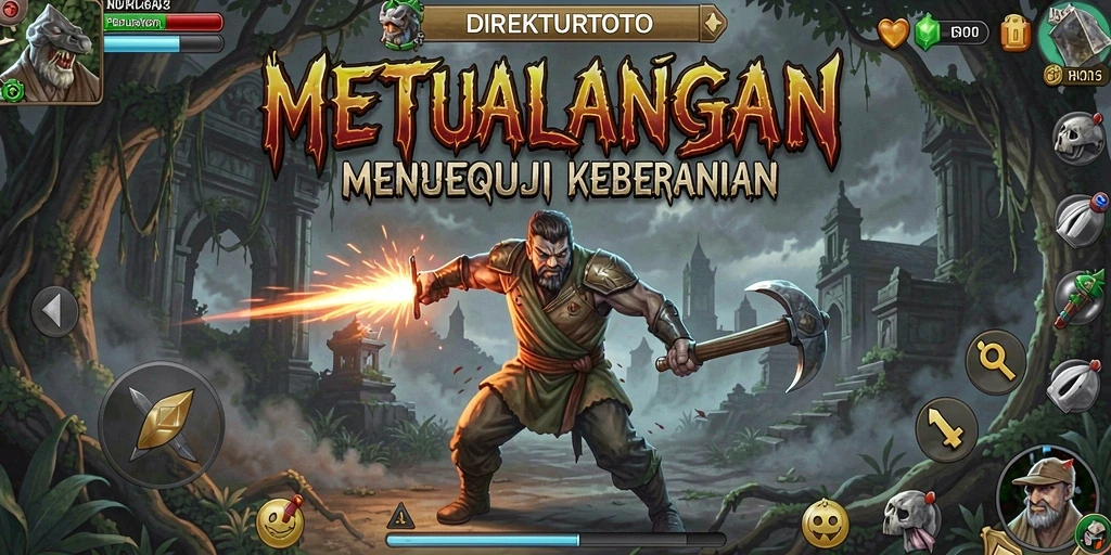 Tampilan gameplay petualangan yang mendebarkan di DIREKTURTOTO.