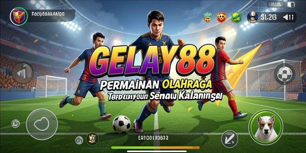 Tangkapan layar utama dari gameplay olahraga yang mendebarkan di GELAY88.