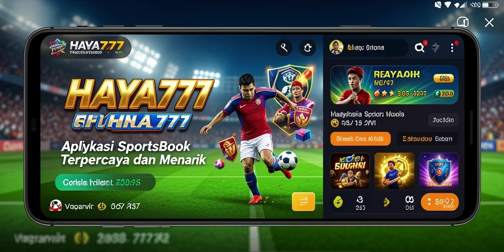Screenshot HAYA777 menampilkan fitur taruhan olahraga yang menarik dan intuitif.