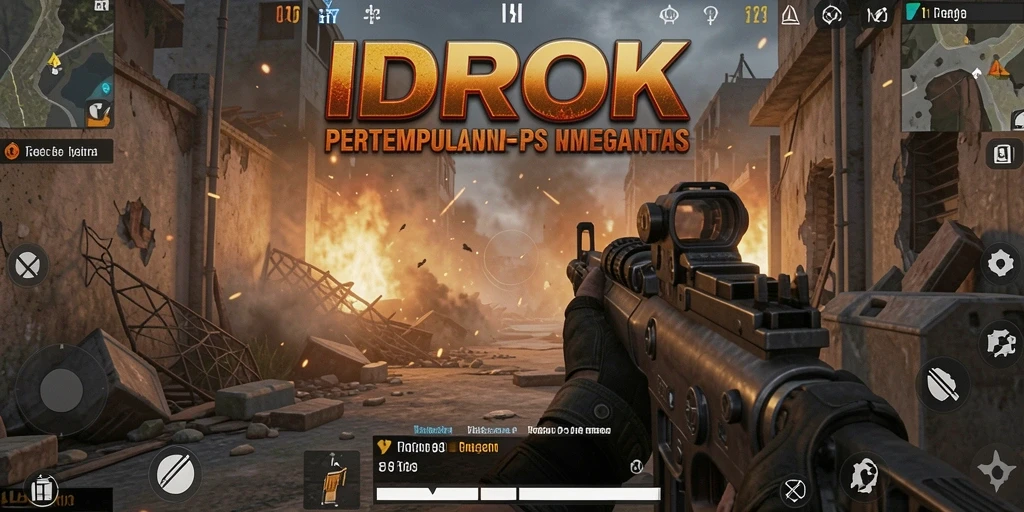 Tampilan gameplay mendebarkan dan intens di IDROK.