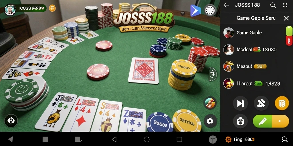 Tampilan gameplay JOSS188 yang menarik dan interaktif.