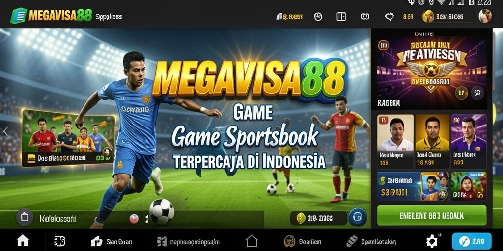 Tampilan antarmuka MEGAVISA88 yang menarik saat bertaruh pada olahraga.