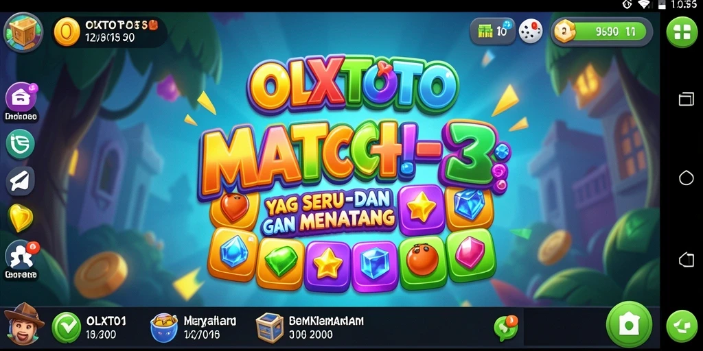 Gameplay menarik dengan tantangan Match-3 menyenangkan.