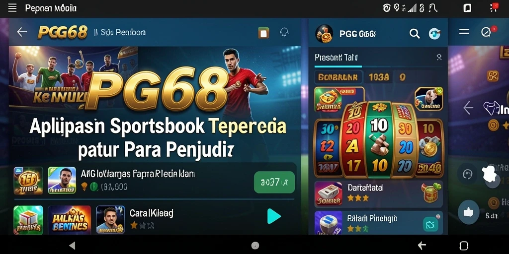 Tampilan gameplay PGG68 yang interaktif dan menarik.