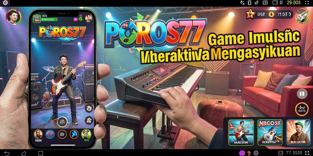 Tampilan gameplay seru dan interaktif dari POROS77.