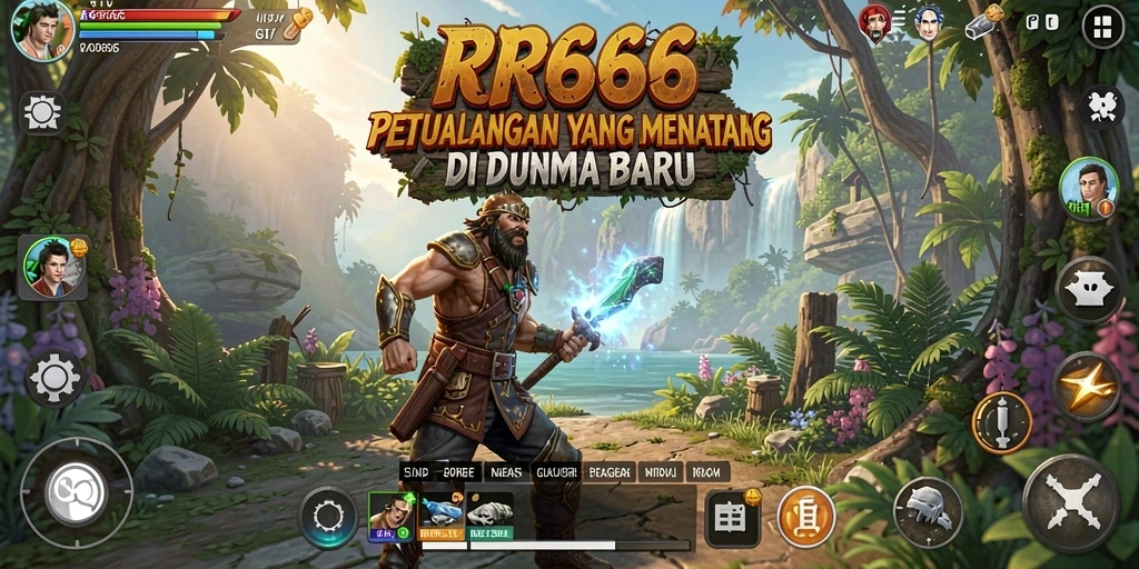 Tampilan gameplay mendebarkan dalam dunia petualangan RR666.