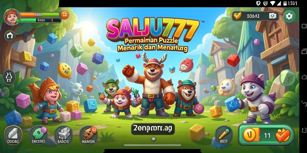 Tampilan gameplay SALJU777 yang menantang dan menarik.