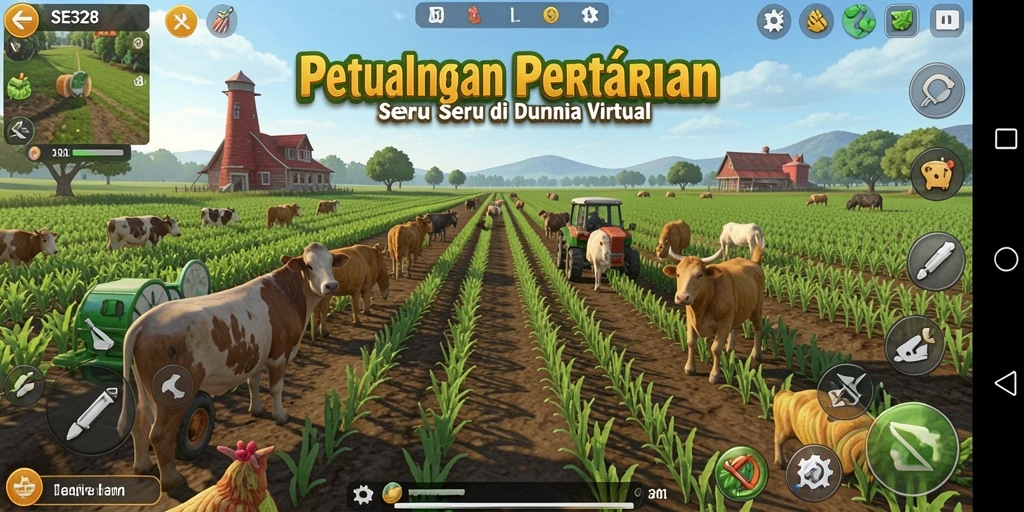 Gameplay seru SE328 dengan petualangan pertanian yang menarik.