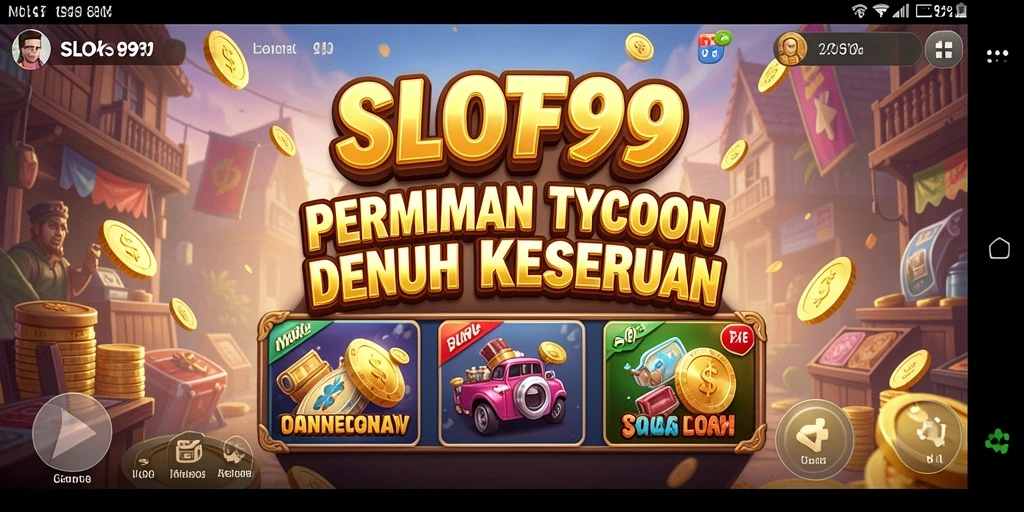 Tampilan gameplay menarik dalam SLOT99 yang menunjukkan aktivitas bisnis.