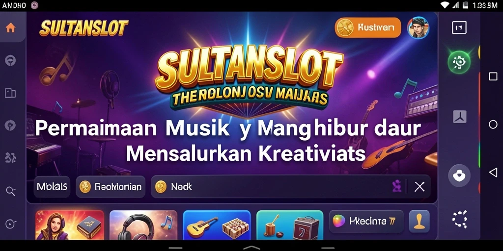 Tampilan gameplay SULTANSLOT yang menarik dan interaktif.