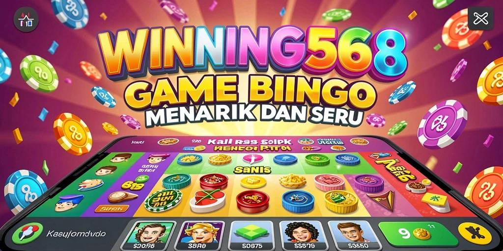 Tampilan gameplay menarik dari WINNING568 dengan keseruan bermain Bingo.